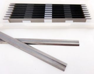 75.5 x 5.5 x 1.1mm Tungsten Carbide (TCT) Reversible Planer Blades 10pcs