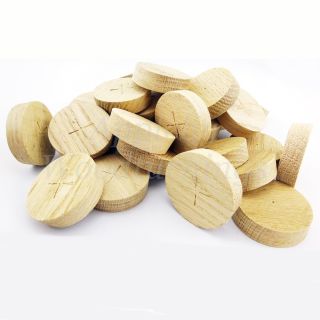 45mm American White Oak Tapered Wooden Plugs 100pcs