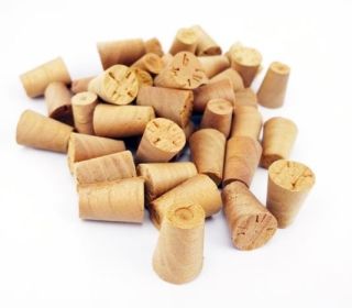 8mm Cherry Tapered Wooden Plugs 100pcs