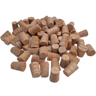 8mm American Red Oak Cross Grain Tapered Wooden Plugs 100pcs