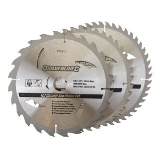 3 pack 235mm TCT Circular Saw Blades to suit FELISATTI SCF235/2000S