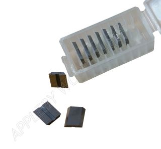 9.7 x 8 x 1.52mm Reversible Knives Solid Carbide Replacement Tips to suit LEITZ