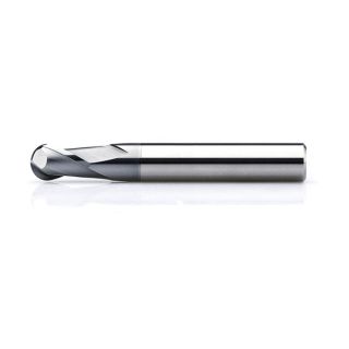 Ø20mm x 75mm cut S=20mm Ball Nose Spiral Router 2 Flute