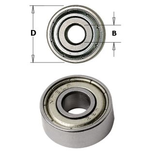 Trend Replacement Bearing Ø19mm x 4mm Thickness Internal Bore =1/2" B19C