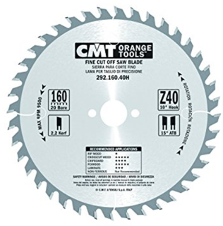160mm Z=40 Id=20 CMT Hand Held / Portable Saw Blade
