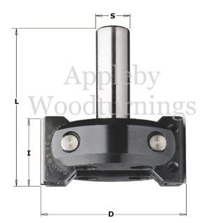 CNC Vari Angle Adjustable Chamfer Head on Shank 40mm Cut Width 663.201.11