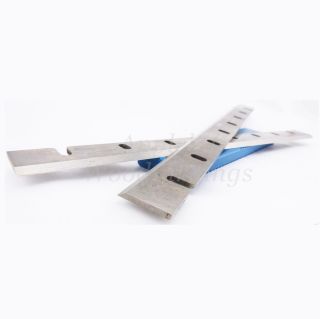 Dewalt DE7330 320 x 27 x 3.2mm Slotted HSS Resharpenable Planer Blades 1 Pair 