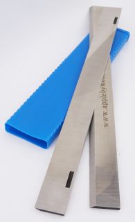 260 x 18 x 3mm Slotted HSS Resharpenable Planer Blades 1 Pair 