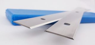 410 x 18.6 x 1.1mm HSS Double Edged Disposable Planer Blades 1 Pair 