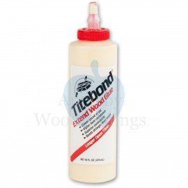 Titebond Extended Life Slow Setting, Water Clean-up Wood Glue for Interior Use 16 Fl oz (473ml)