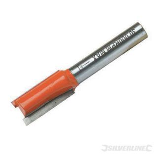 Silverline TCT Metric Straight Router Cutter 4 x 12mm S=1/4" 178044    
