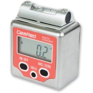 GEMRED Level Box Digital Angle Finder supplied by Appleby Woodturnings