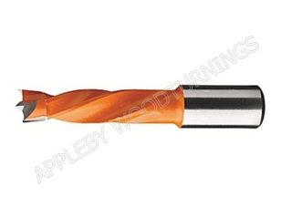 12mm x 57mm Lip & Spur Dowel Drill Bit L/H Kyocera Unimerco