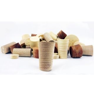 30mm Pitch Pine Tapered Wooden Plugs 100pcs