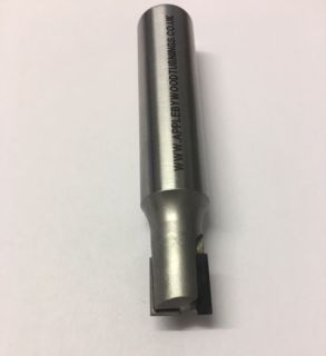 PCD Diamond Router with Negative Cut for Stair Riser Grooves 10mm diam S=1/2"