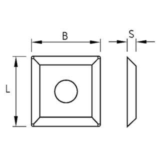 Reversible Spur Tips with Corner Rads
