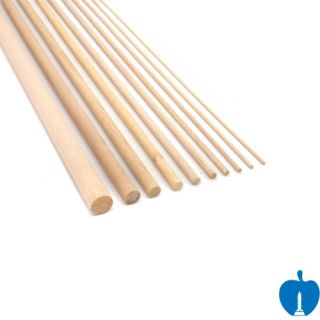 25mm Diameter x 1 metre long Softwood Dowel Rod