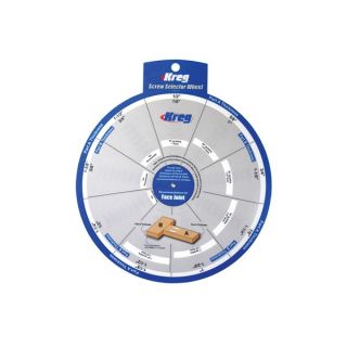 Kreg Pocket Hole Screw Selector Wheel SSW 