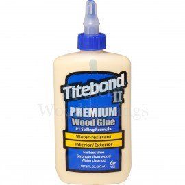 Titebond Premium II Water Resistant Interior / Exterior Wood Glue 8 fl.oz 237ml 